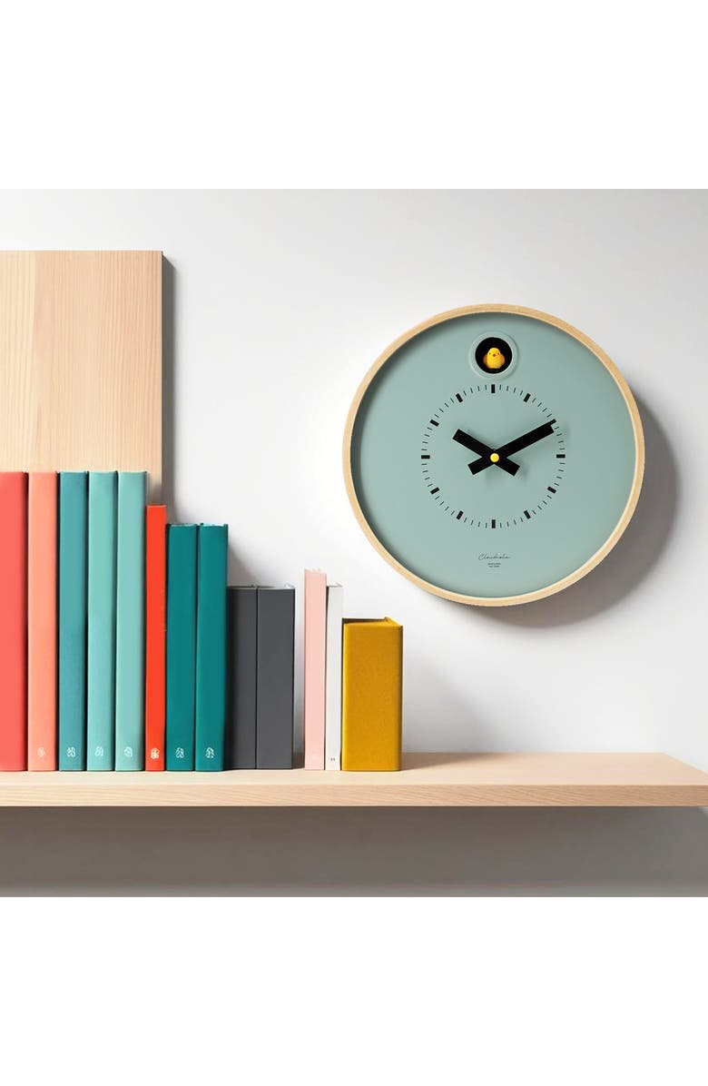 CLOUDNOLA Dot Cuckoo Clock, Alternate, color, Green
