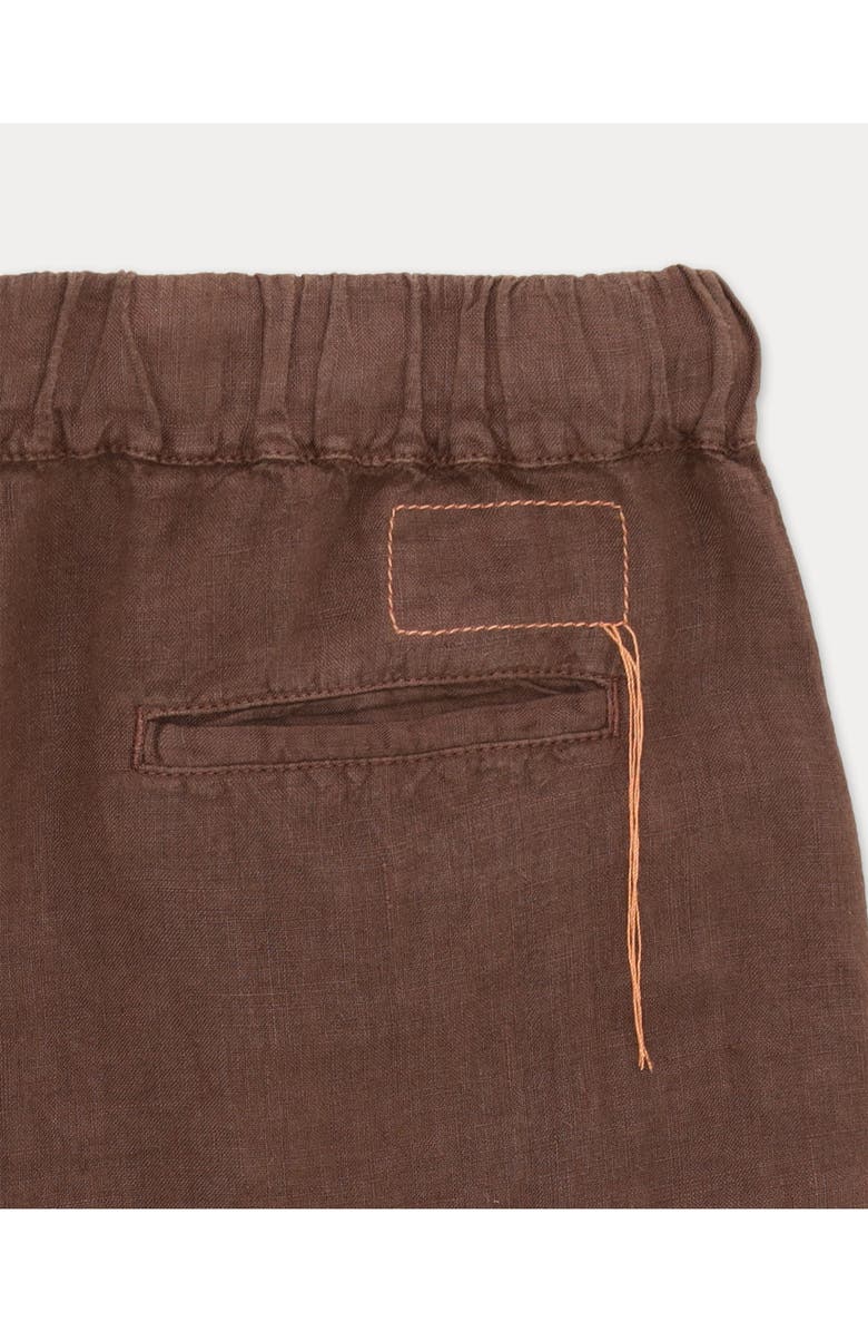 Fortela Jaleh Linen with Drawstring Pants, Alternate, color, Brown