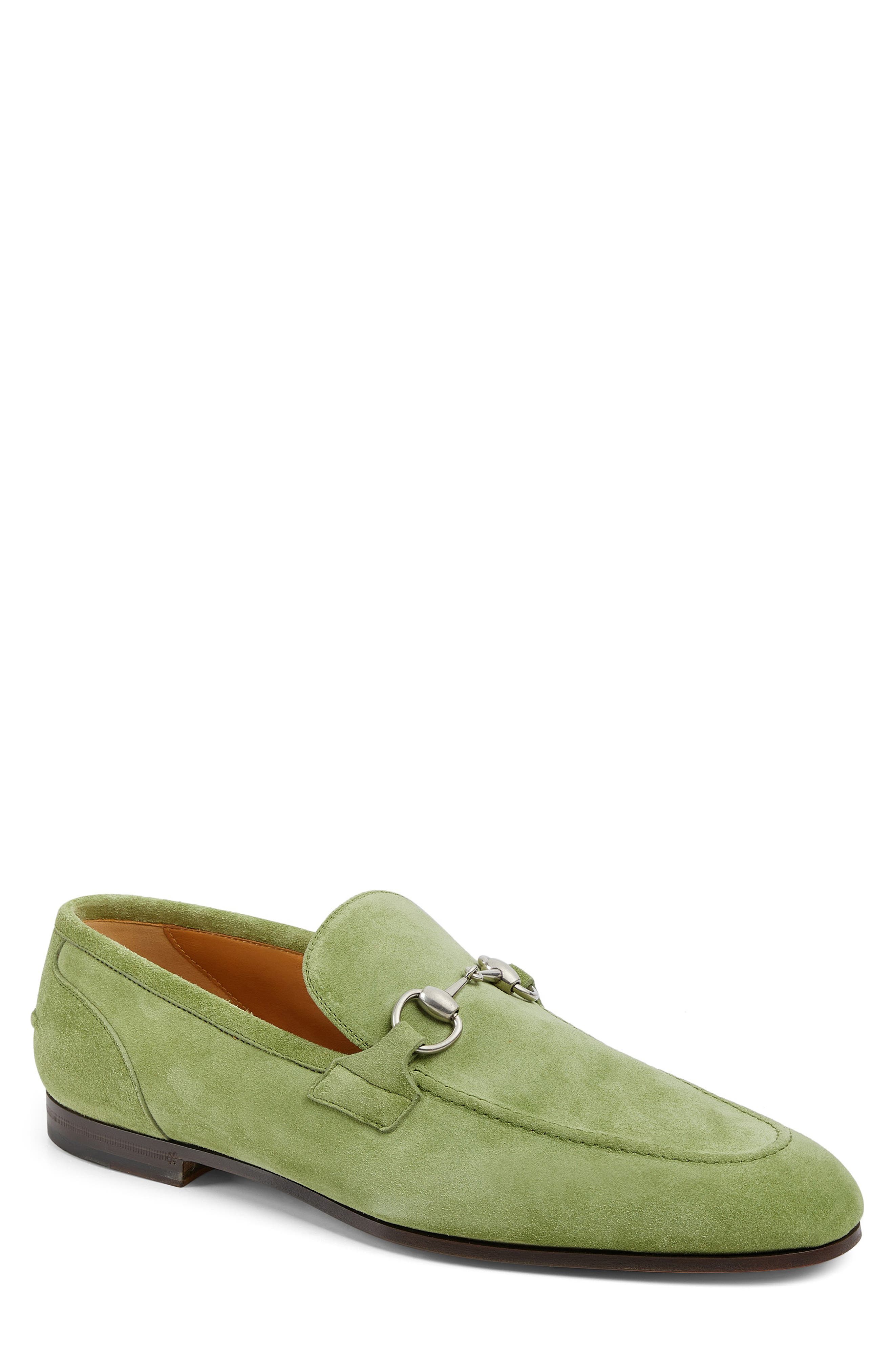 Gucci Jordaan Horsebit Loafer, Main, color, Olive
