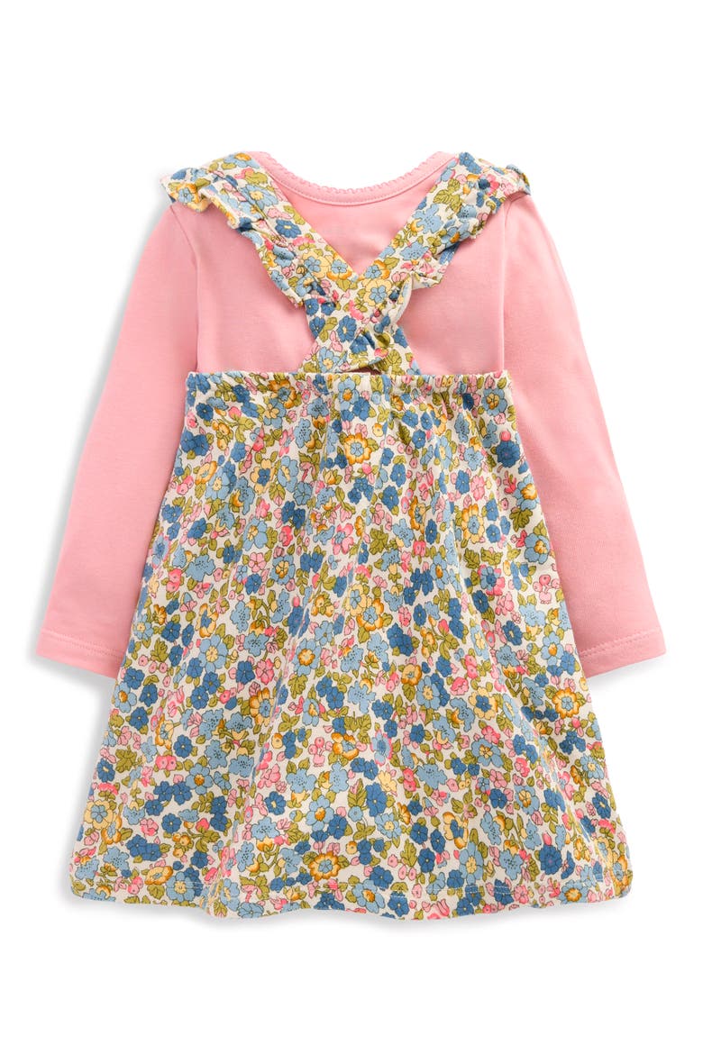 Stretch Cotton T-Shirt & Dress Set, Alternate, color, BLUE MULTI DITSY FLORAL