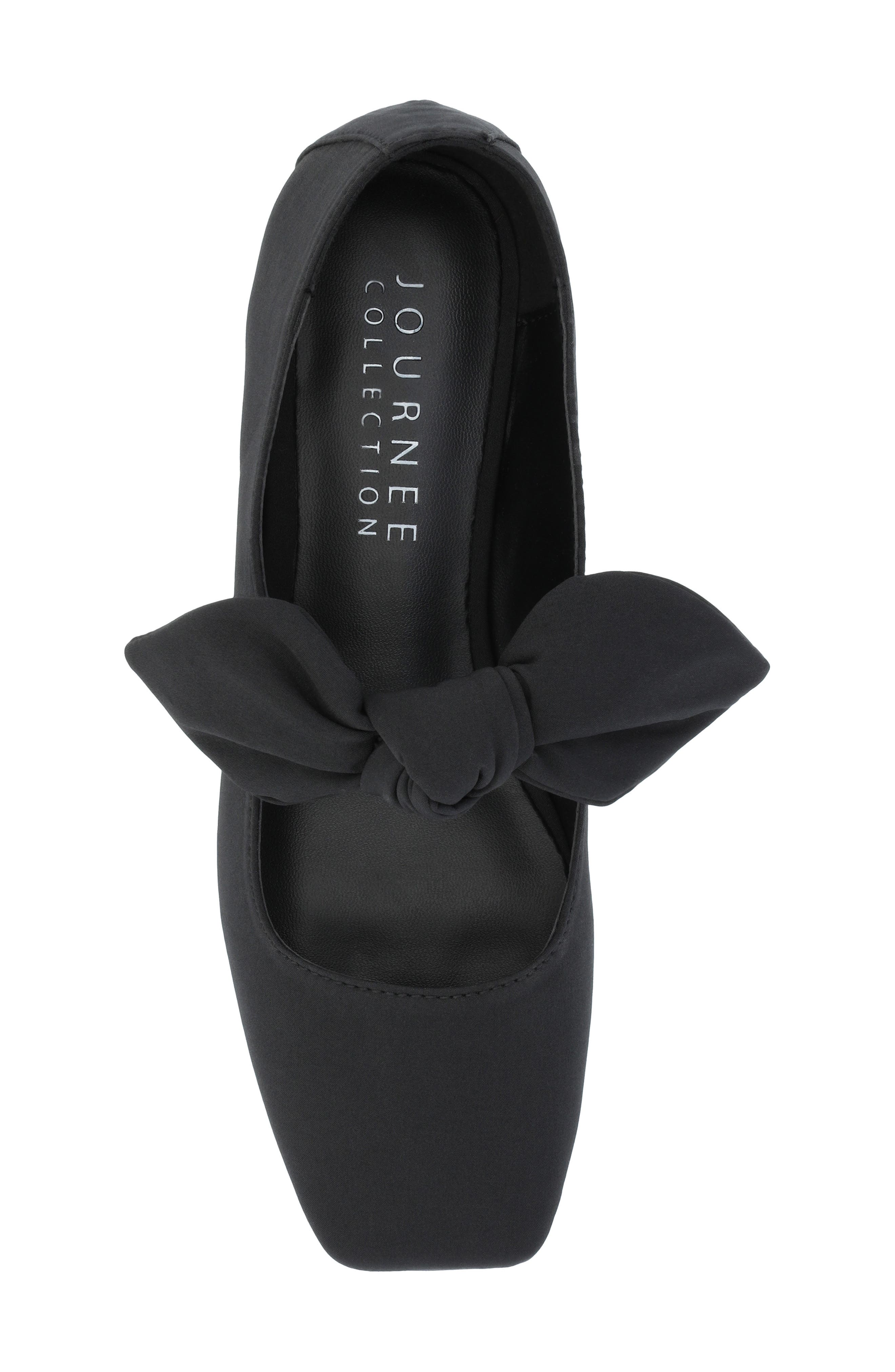 Journee Collection Seraline Ballet Flat, Alternate, color, Black