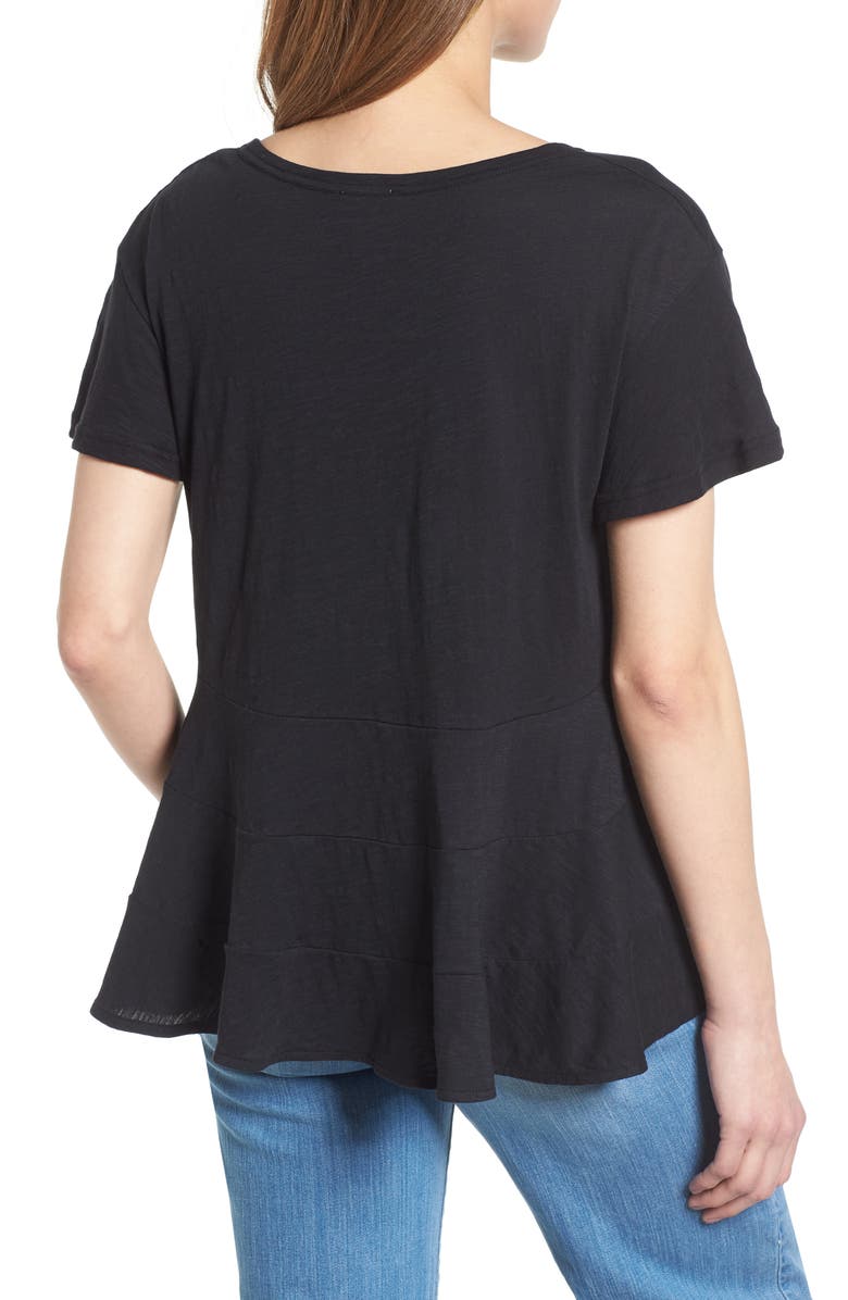 Caslon<sup>®</sup> Relaxed Peplum Tee, Alternate, color, 
