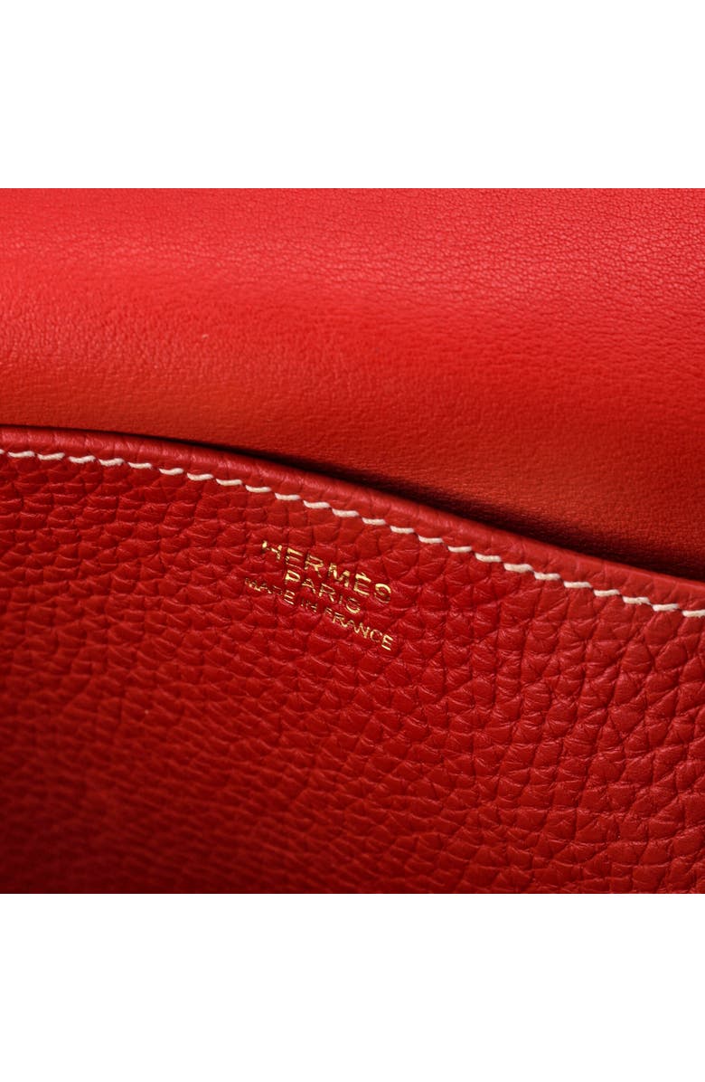 Pre-Owned Hermes Halzan Bag Clemence 31, Alternate, color, Rouge Casaque