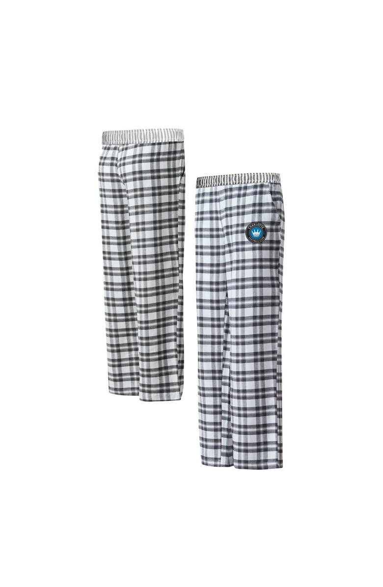 CONCEPTS SPORT Women's Concepts Sport Charcoal Charlotte FC Sienna Flannel Pants, Main, color, Charcoal