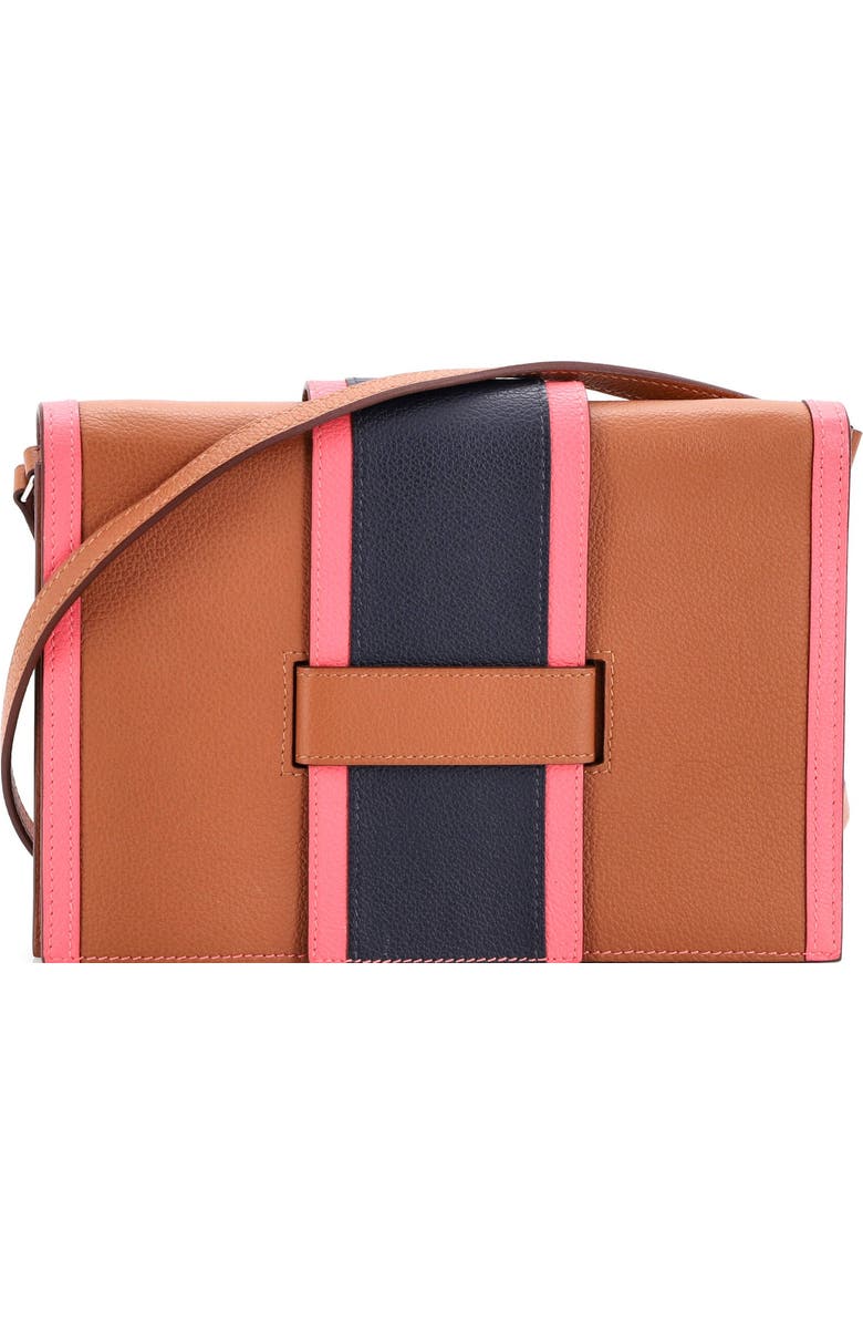 Pre-Owned Hermes H Passant Clutch Shoulder Bag Evercolor, Main, color, Gold