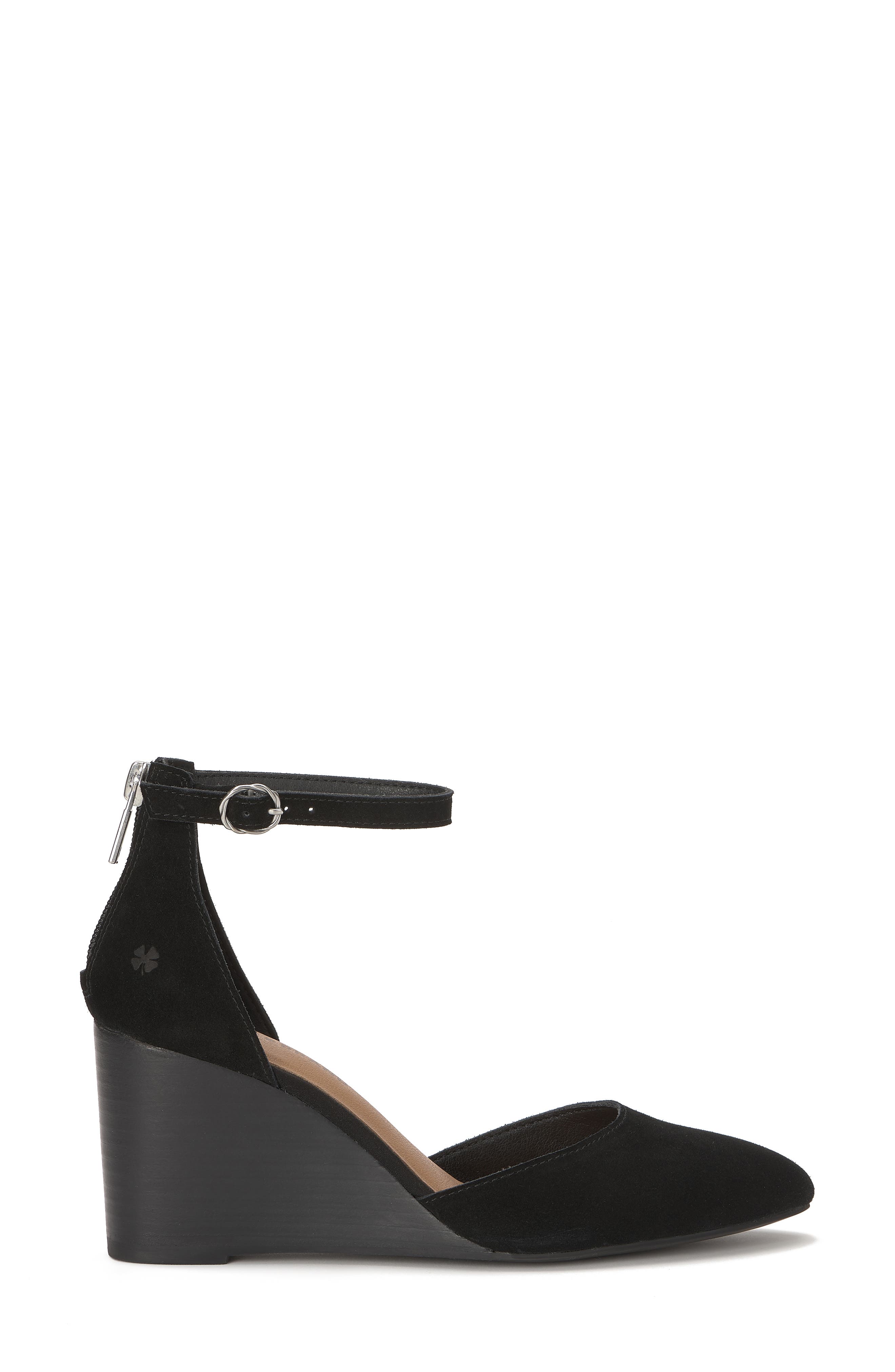 Nitika Ankle Strap Pump, Alternate, color, BLACK