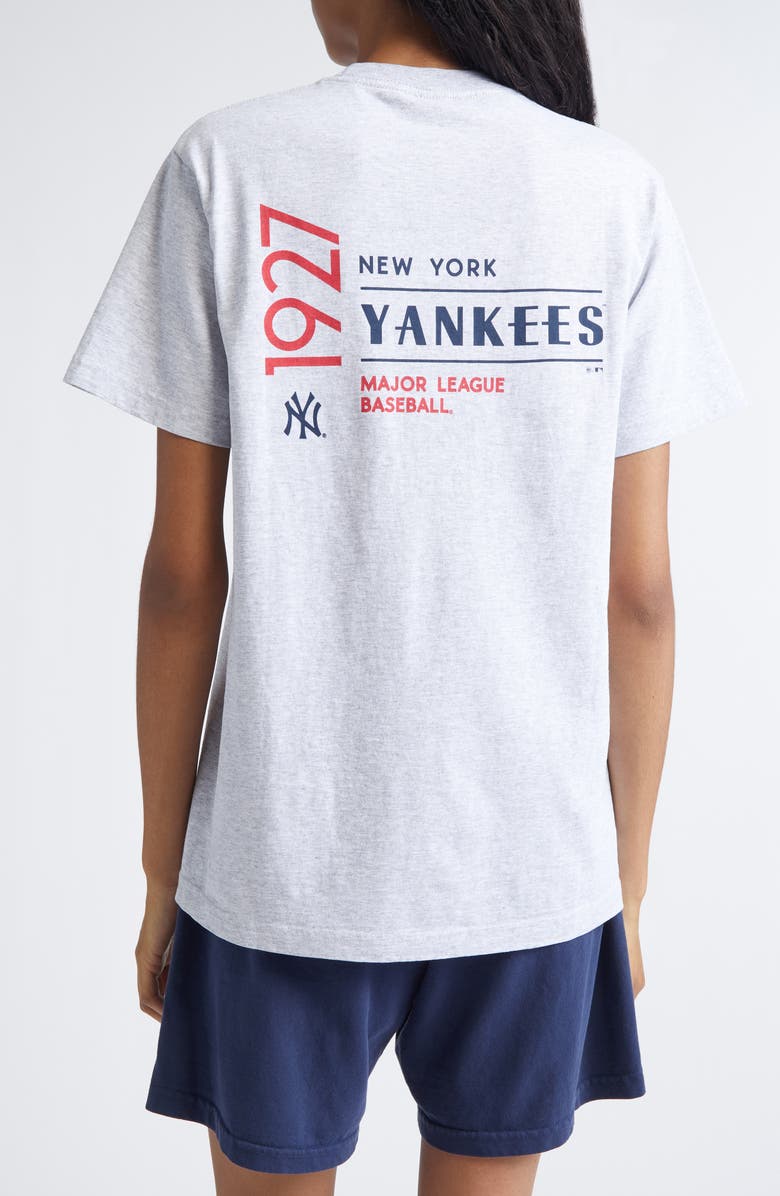 Sporty & Rich Champions T-Shirt, Alternate, color, Heather Gray