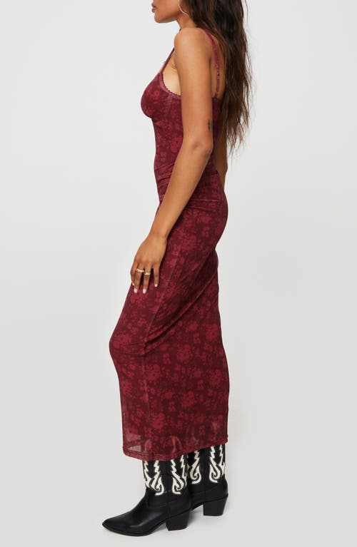 Princess Polly Cotter Floral Corset Maxi Dress