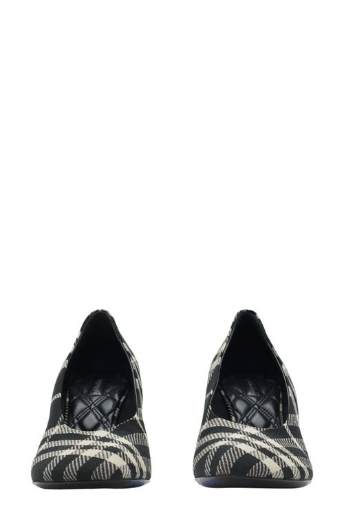Burberry Baby Check Knit Pump