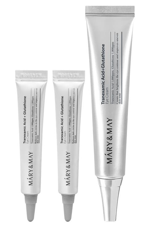 Tranexamic Acid + Glutathione Eye Cream Trio Set