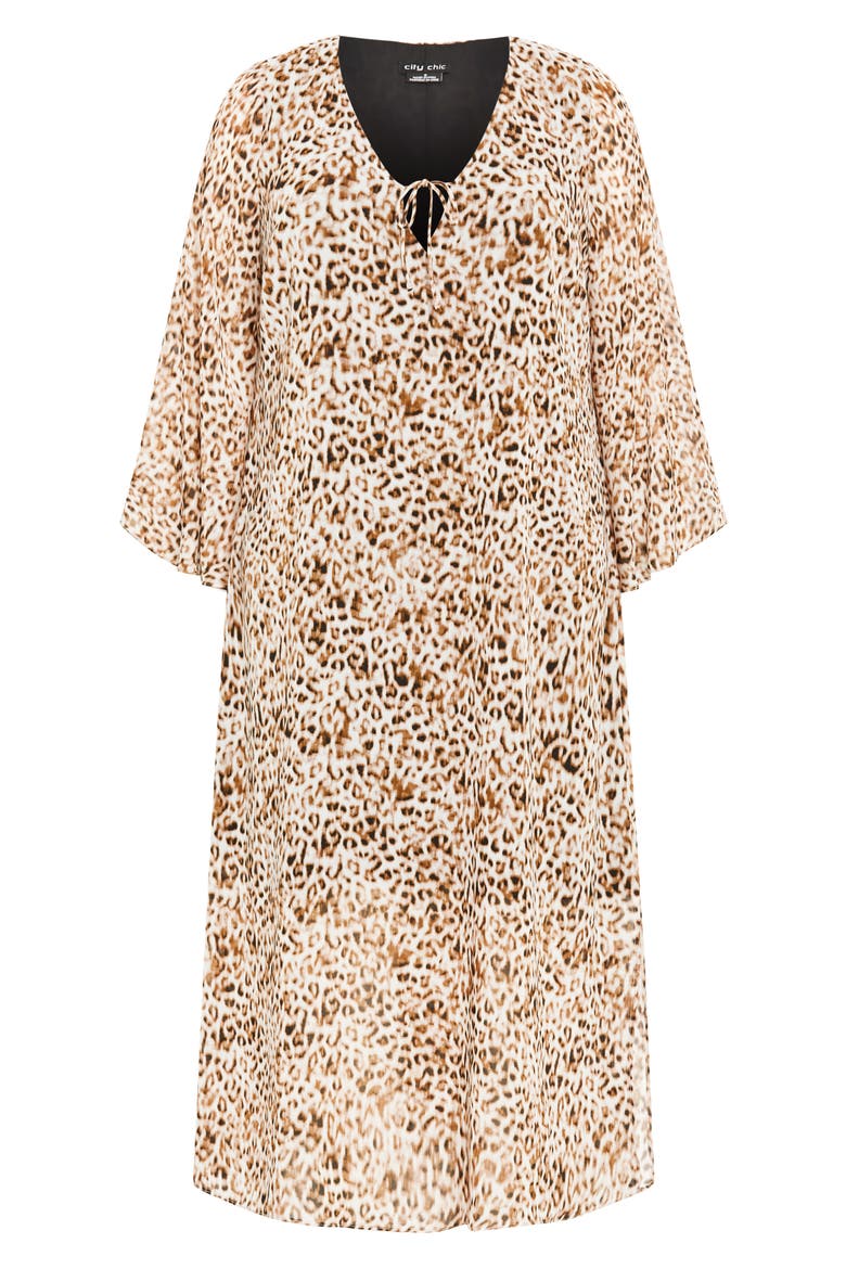 Gigi Leopard Print Maxi Dress, Alternate, color, LIGHT LEOPARD