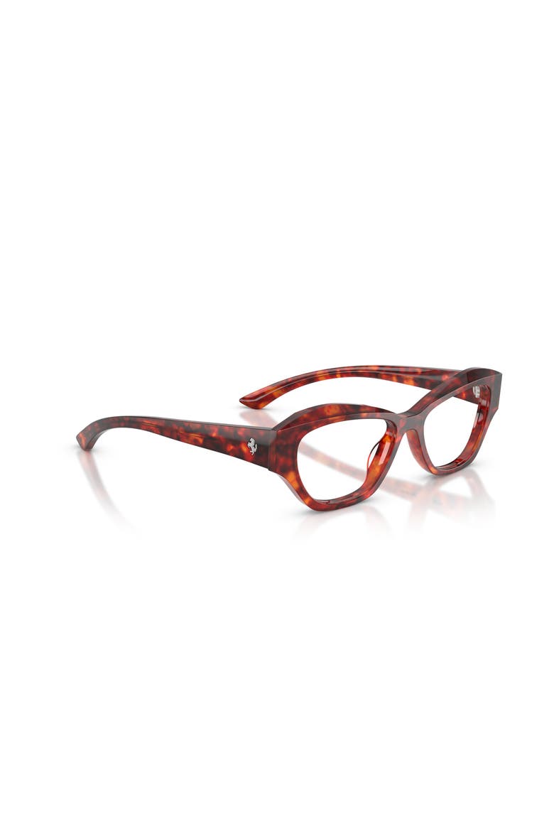 53mm Cat Eye optical glasses, Alternate, color, Red