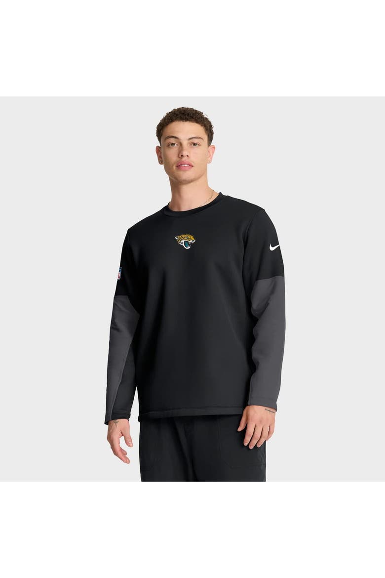 Men's Nike Black Jacksonville Jaguars Sideline Scripted to Win Performance Long Sleeve T-Shirt, Alternate, color, Black
