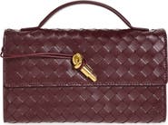 Bottega Veneta Andiamo Intrecciato Leather Top Handle Bag