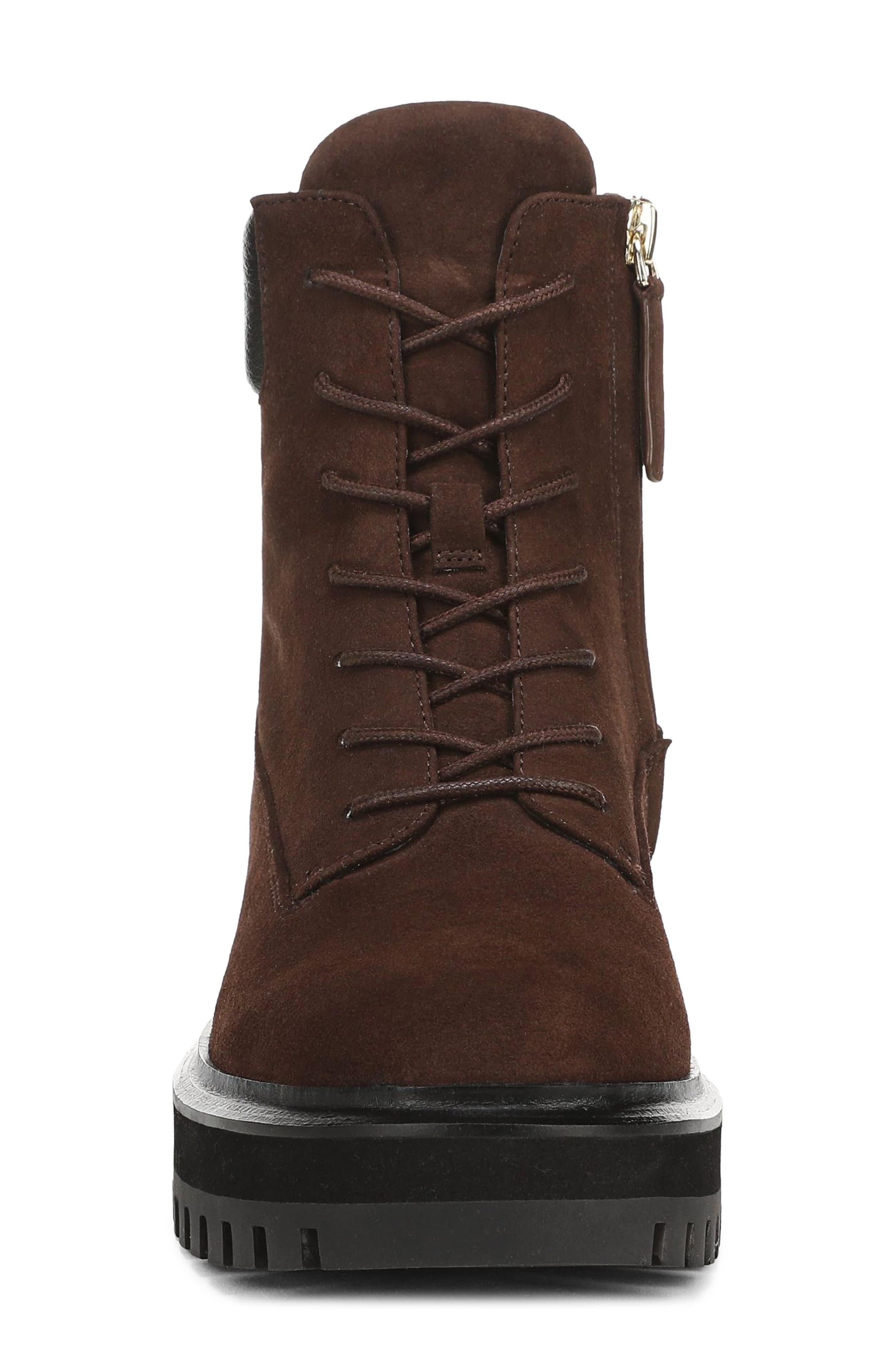 Parker Combat Boot, Alternate, color, COFFEE BEAN/ BLACK