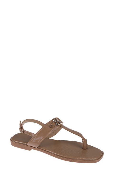 Logo Toe Post Sandal (Women)