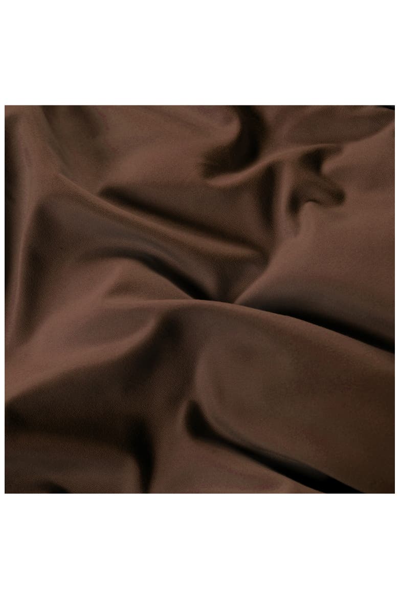 Classic All-Season Reversible Down Alternative Comforter, Alternate, color, CHOCO-SKY BLUE