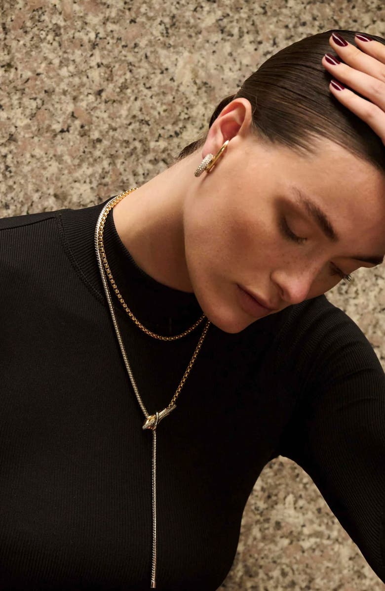 DEMARSON Venom Lariat Necklace, Alternate, color, 