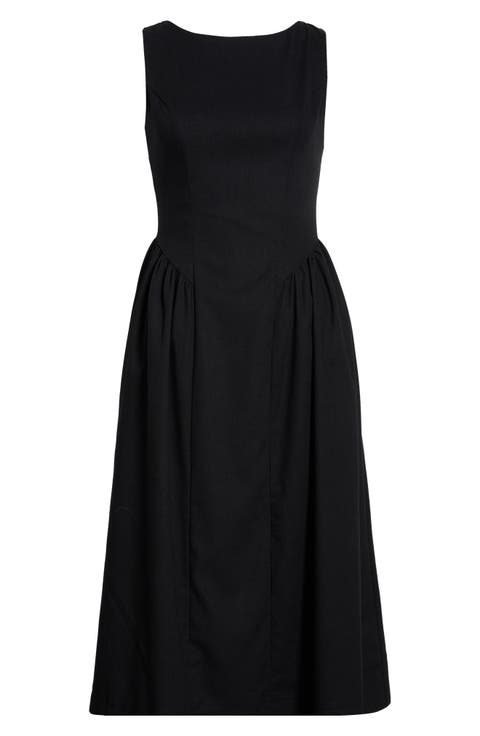 Fit 
Flare Midi Dress