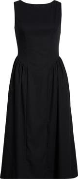 All in Favor Fit & Flare Midi Dress