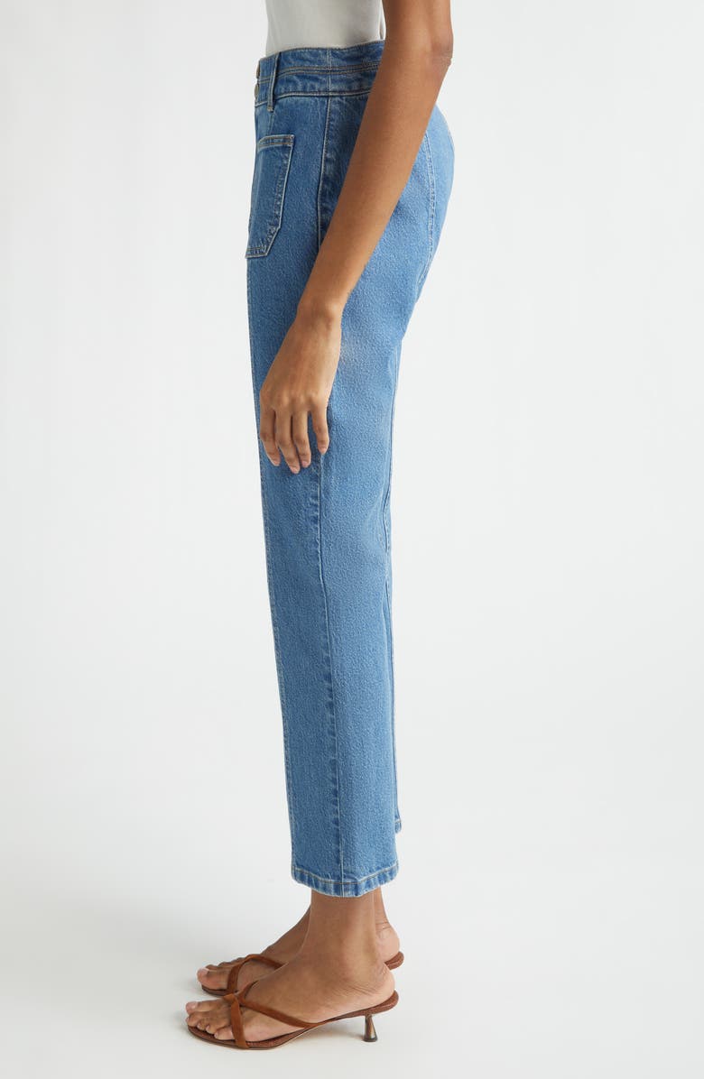 Cinq à Sept Dorothea Patch Pocket Crop Jeans, Alternate, color, Horizon
