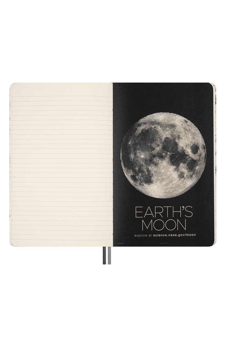 Moleskine x NASA Hardcover Notebook, Alternate, color, White