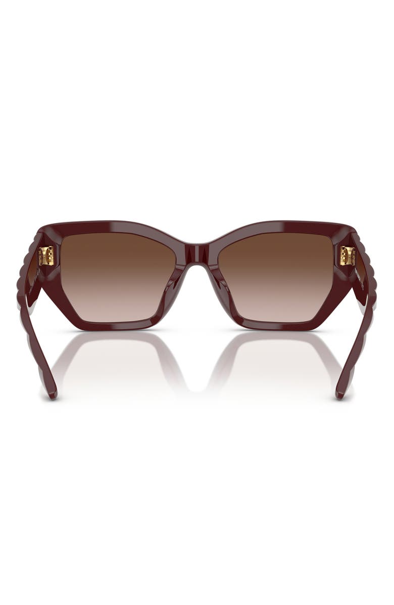 Tory Burch 53mm Irregular Sunglasses, Alternate, color,