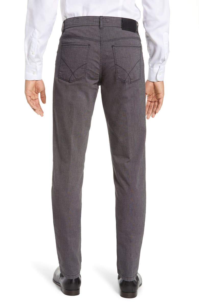 Brax Two-Tone Straight Leg Stretch Five-Pocket Pants, Alternate, color, 
