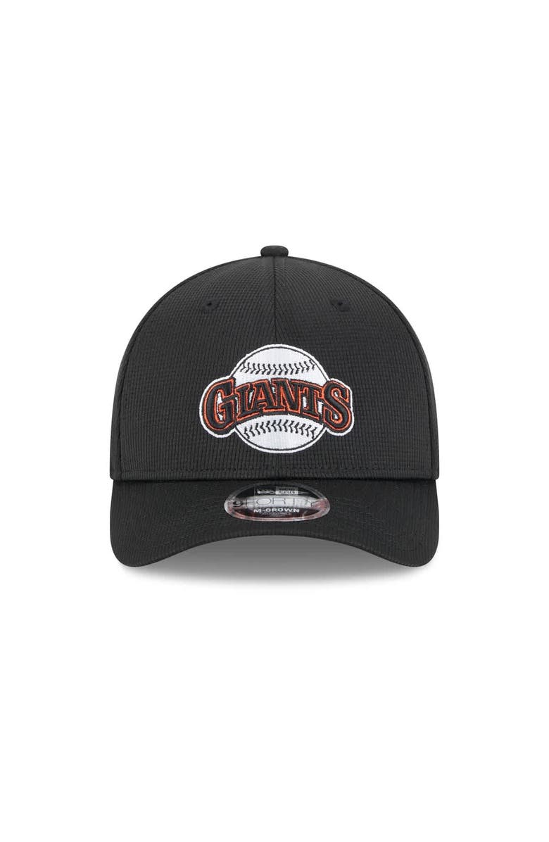 New Era Men's New Era Black San Francisco Giants 2025 Batting Practice 9FORTY M-Crown Adjustable Hat, Alternate, color,