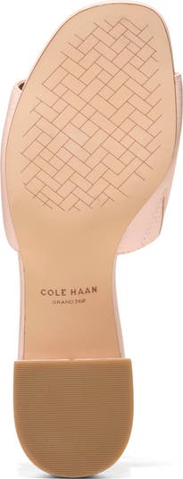 Calli Single Band Block Heel Slide Sandal