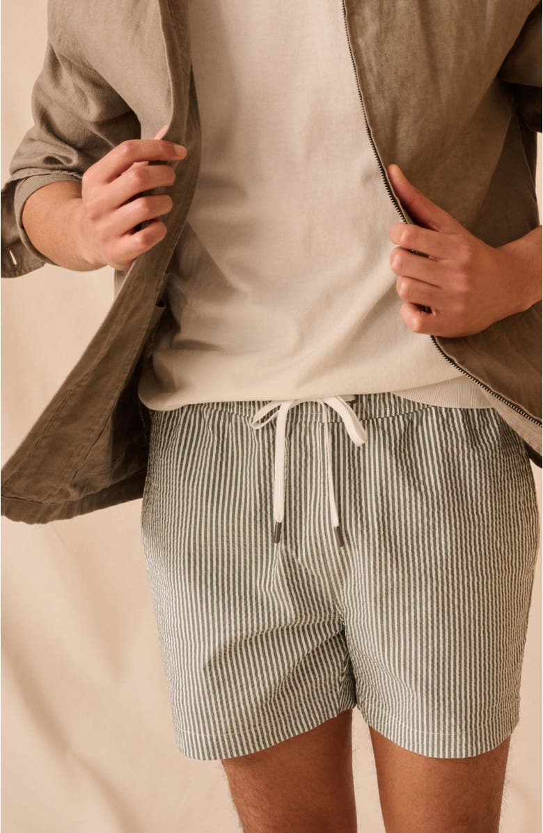 Onia Classic Charles 4" Swim Trunk, Alternate, color, Sage/White