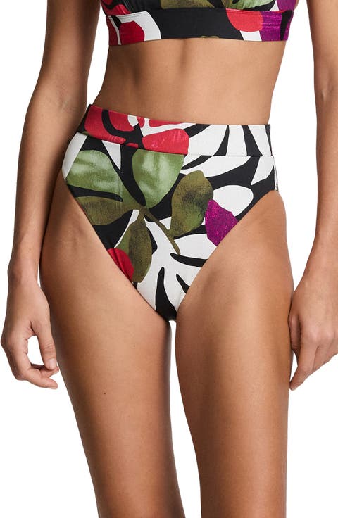 Banded Modern High Waist Bikini Bottoms