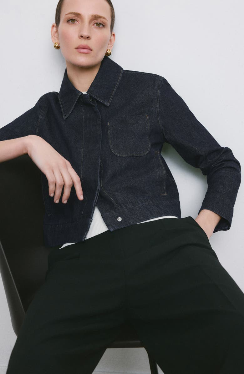 MANGO Denim Jacket, Alternate, color, Blue