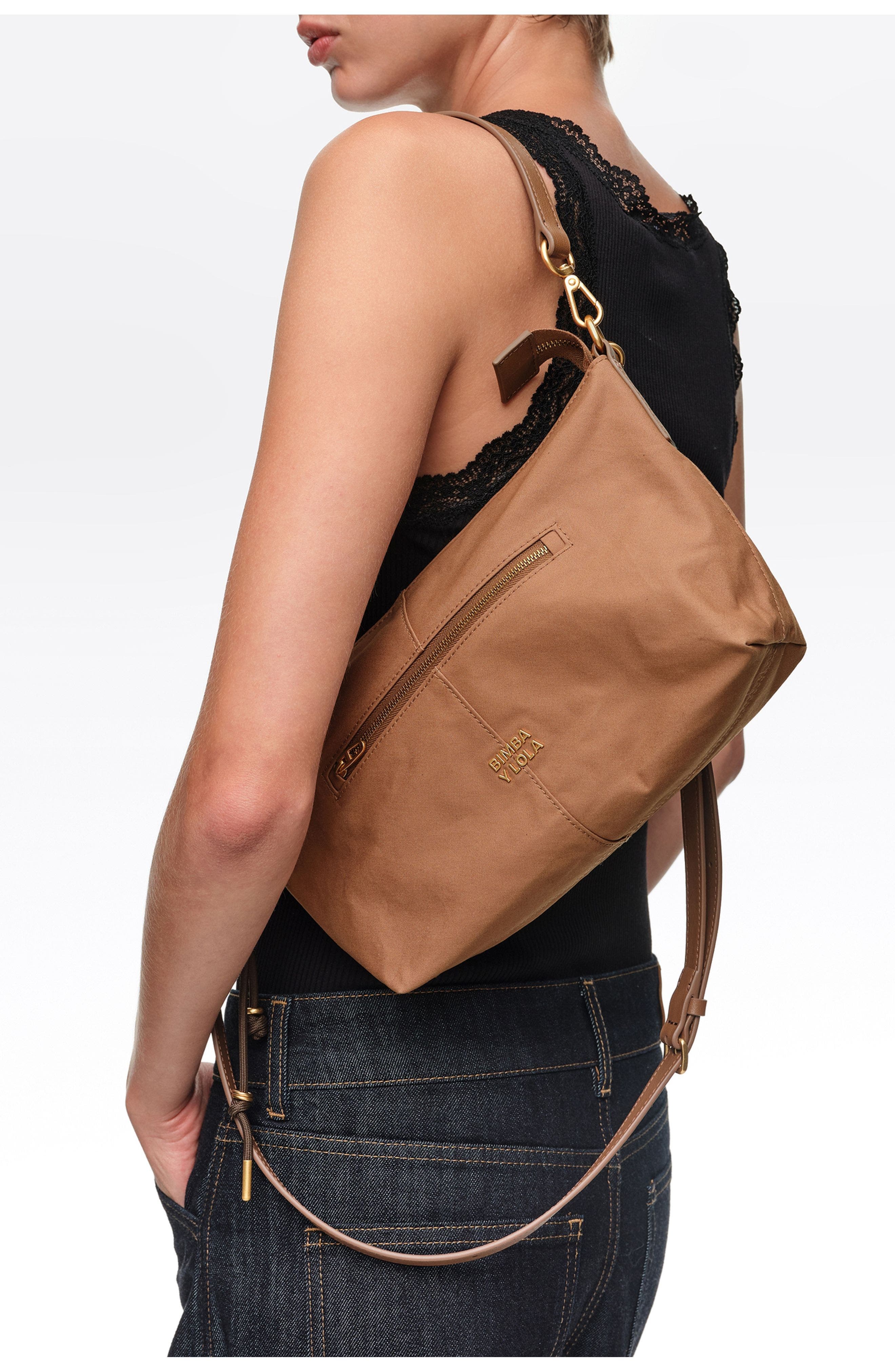 Large Cotton Madrid Bag, Alternate, color, LIGHT BROWN