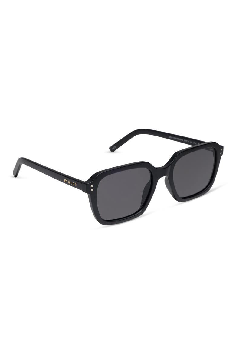 Jace 52mm Square Sunglasses, Alternate, color, MATTE BLACK/ GREY