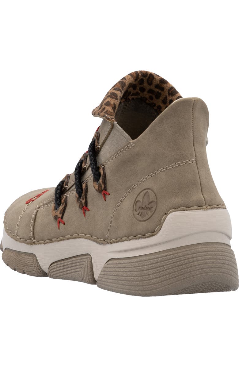 Rieker Angela Sneaker, Alternate, color, Fango/ Leo-Nuss