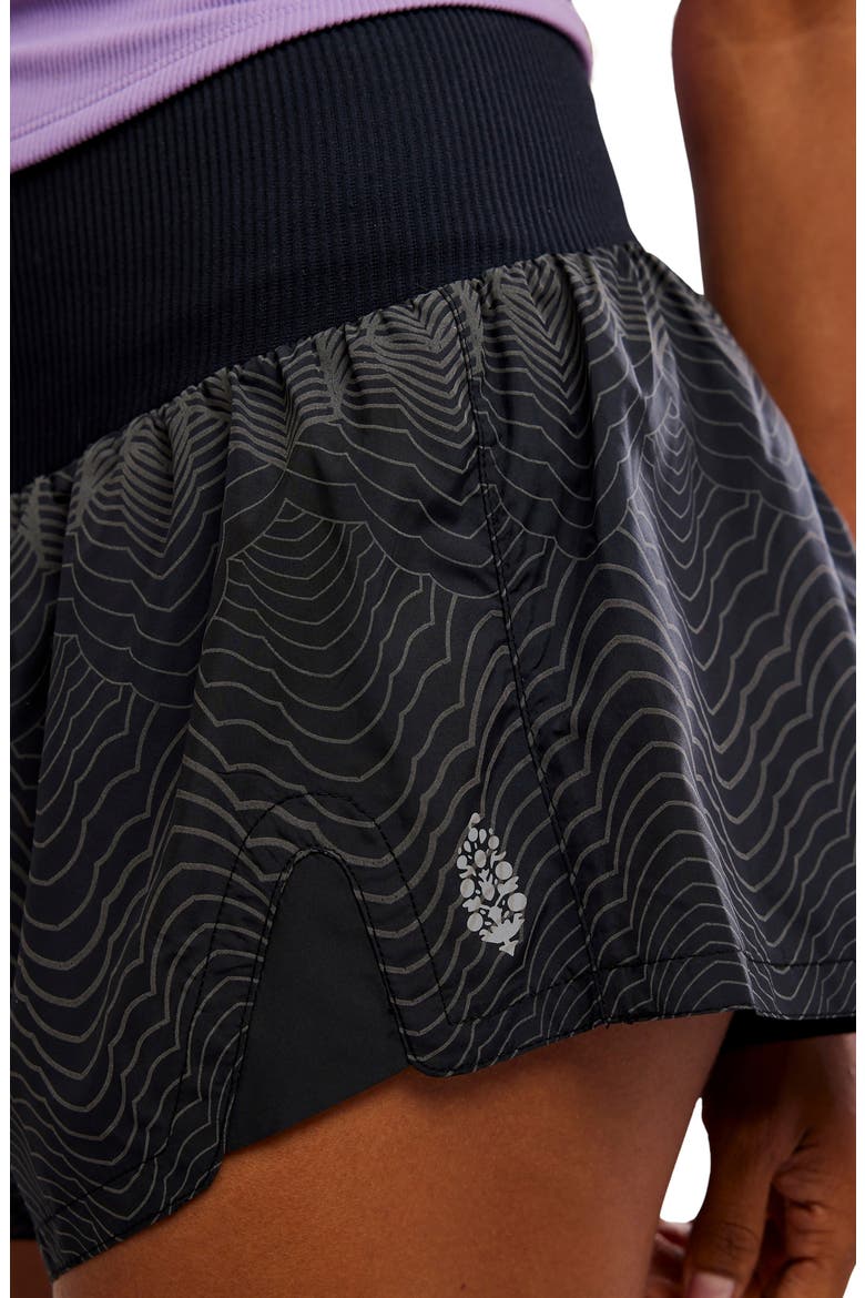 FP Movement Carpe Diem Reflective Shorts, Alternate, color, BLACK COMBO