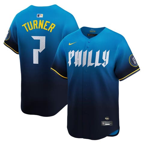 Men's Nike Trea Turner Blue Philadelphia Phillies City Connect Limited Jersey