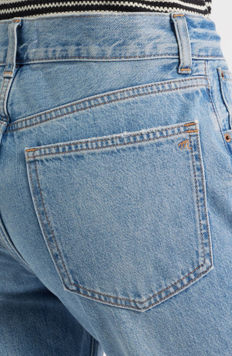 Madewell The Dean Easy Straight Jeans, Alternate, color, Nickelsville Wash
