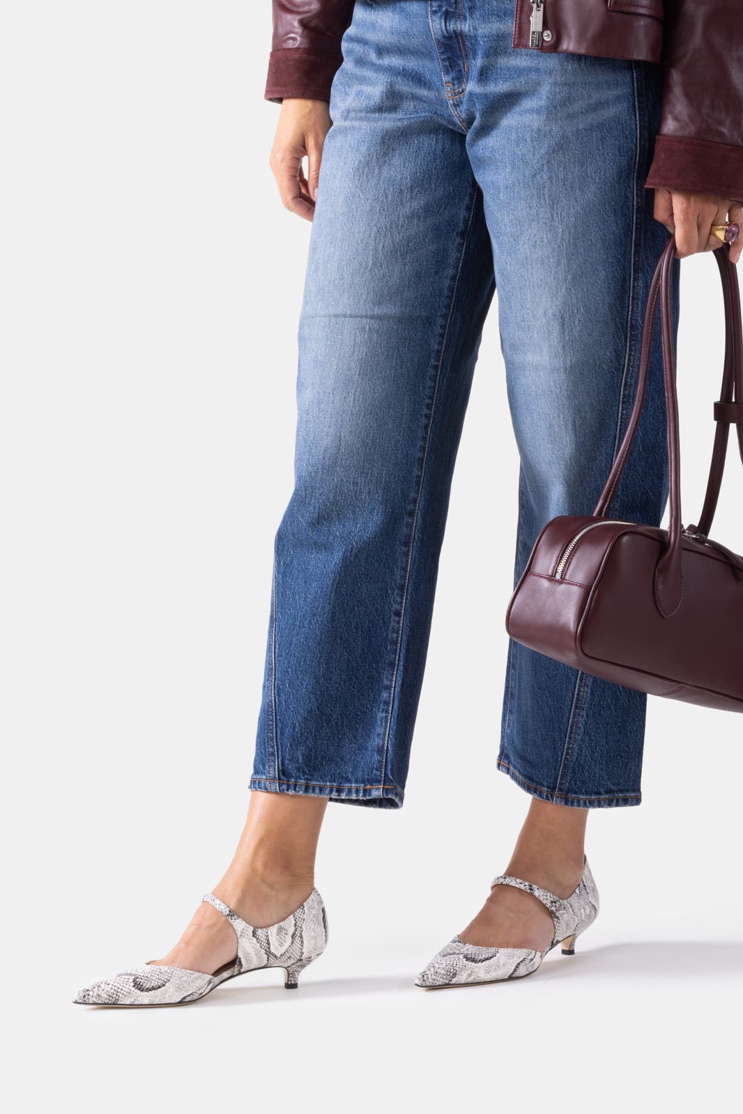 BELLS 
BECKS Nadia Kitten Heel Mary Jane Pump, Alternate, color, Snake