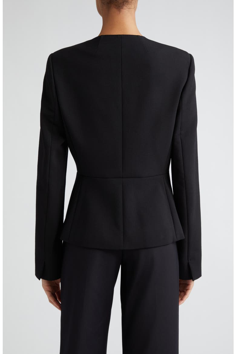 Pepli Stretch Virgin Wool Jacket, Alternate, color, BLACK