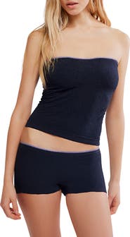 Free People Sweet Point Jacquard Tube Top