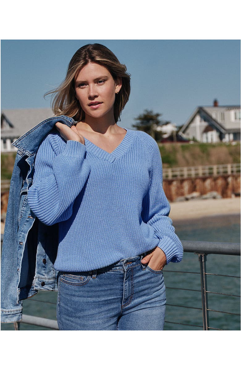 Lands' End Drifter Balloon Sleeve Sweater, Alternate, color,