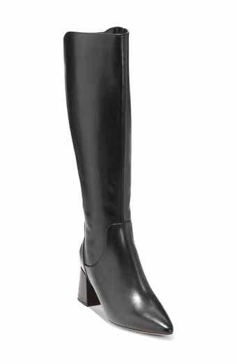 Black knee high boots girls shop
