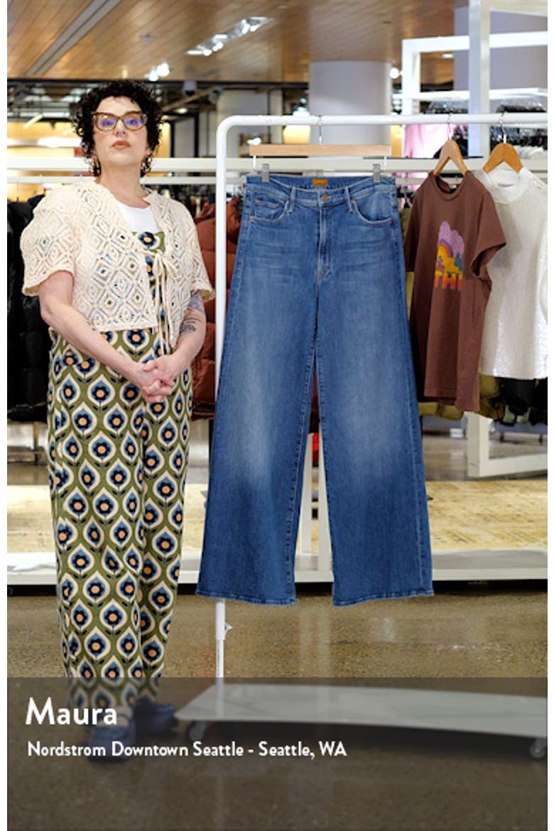 The Undercover High Waist Wide Leg Jeans video