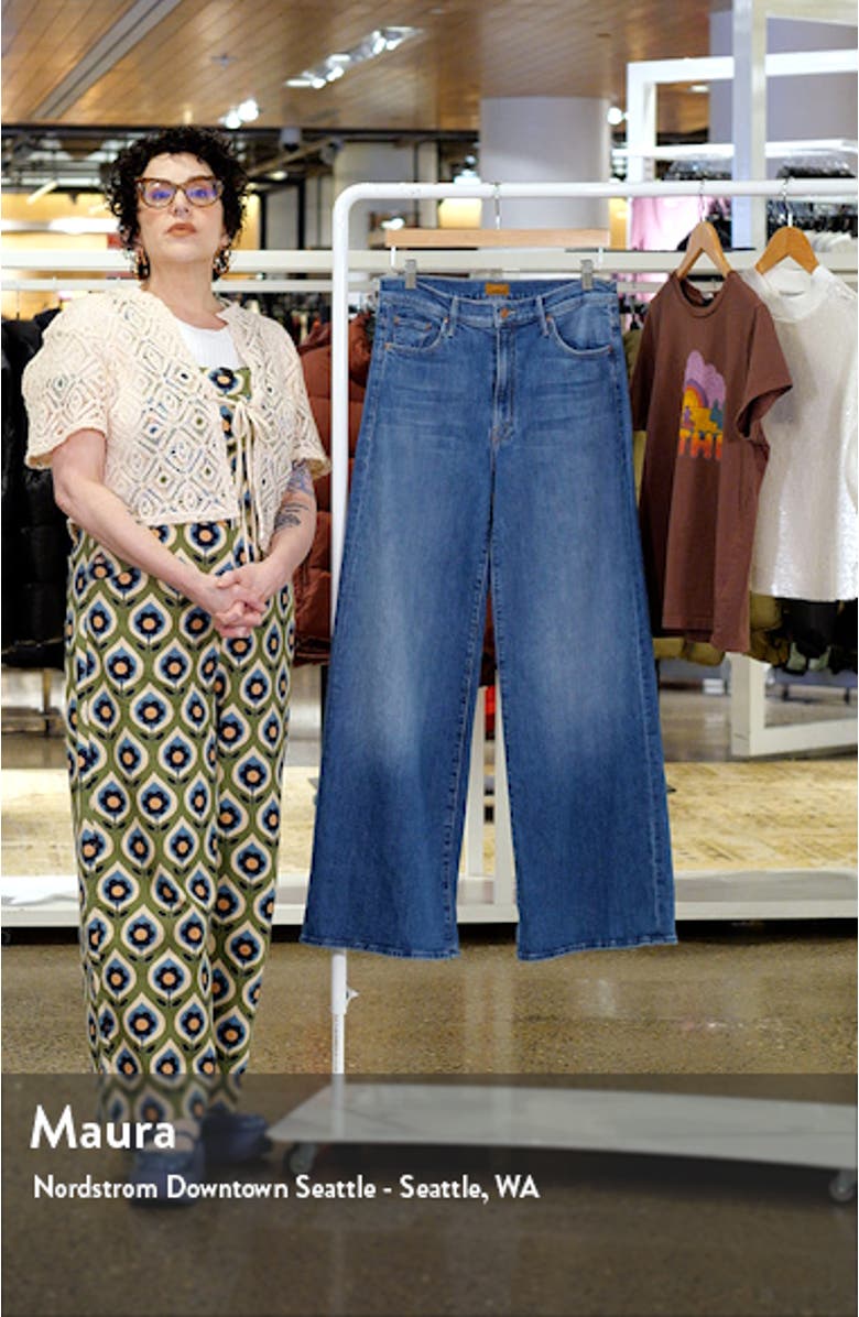 The Undercover High Waist Wide Leg Jeans, sales video thumbnail