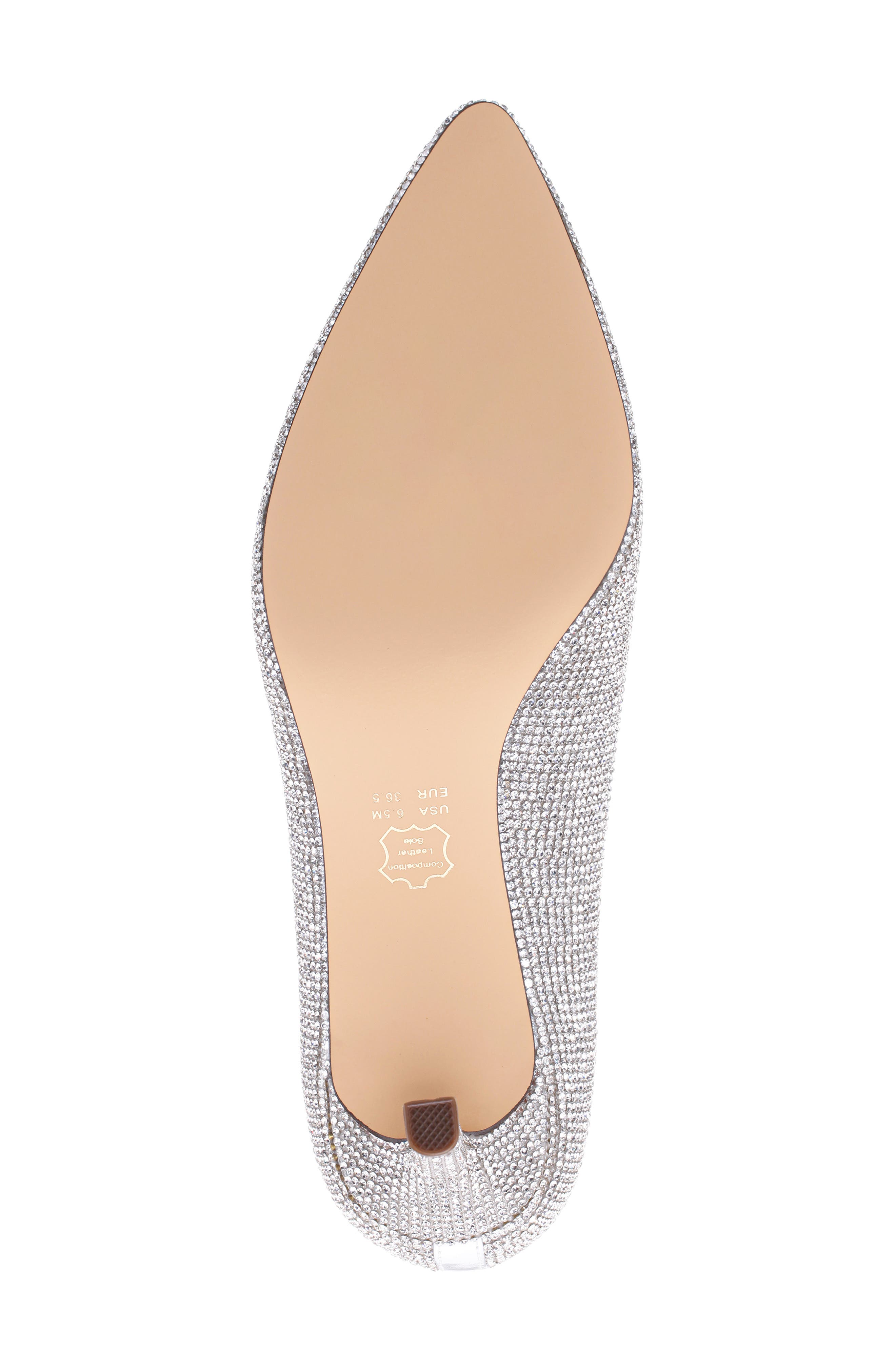 Nina Pointed Toe Pump, Alternate, color, True Silver