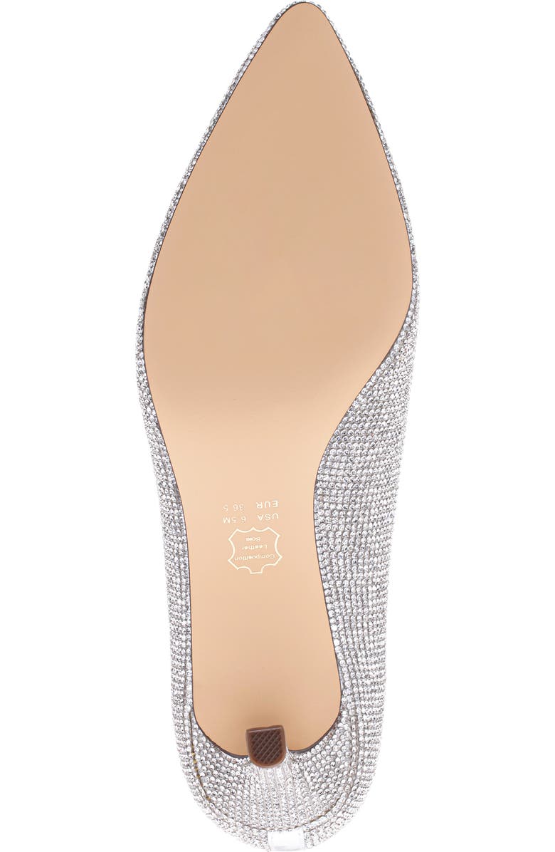 Nina Pointed Toe Pump, Alternate, color, True Silver