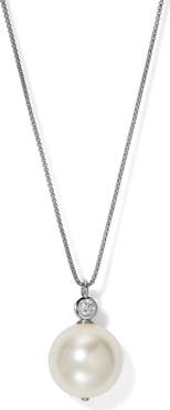 Nadri Farrah XL Faux Pearl Pendant Necklace