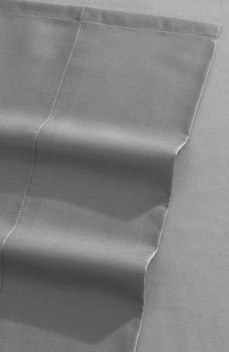 Vera Wang Sateen Sheet Set, Alternate, color, Soft Charcoal